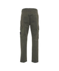 Pantaloni cargo con logo staccabile #verde