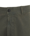 Pantaloni cargo con logo staccabile #verde