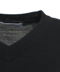 Maglione con logo staccabile #nero