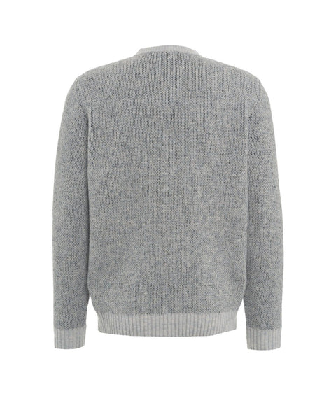 Maglione in misto lana #grigio