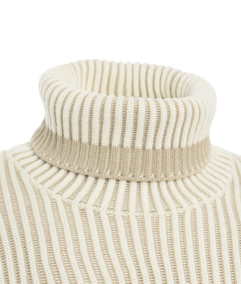 Maglione dolcevita #beige