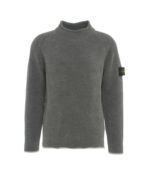 Maglione in ciniglia di cotone #grigio