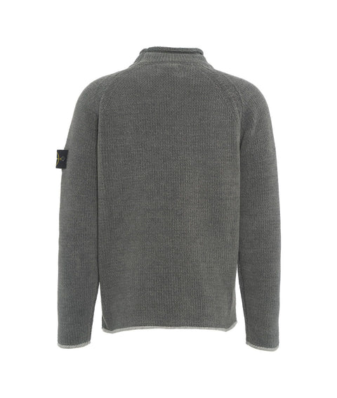 Maglione in ciniglia di cotone #grigio