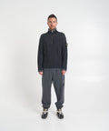 Joggers con logo rimovibile #grigio