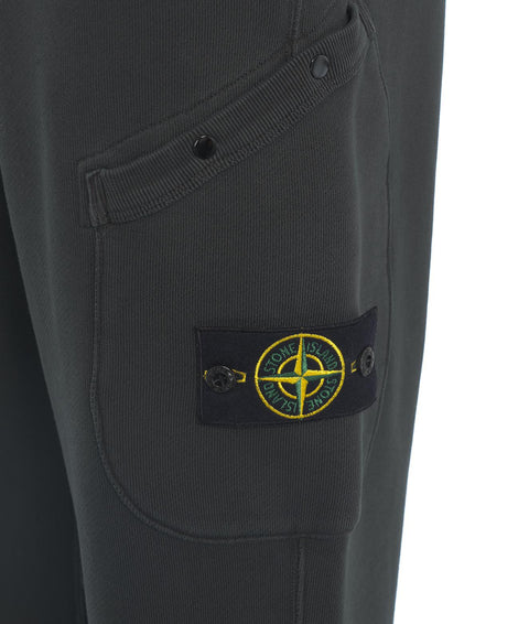 Pantaloni da jogging con logo staccabile #grigio