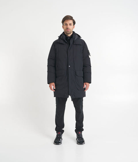 Parka in piuma d'oca #nero