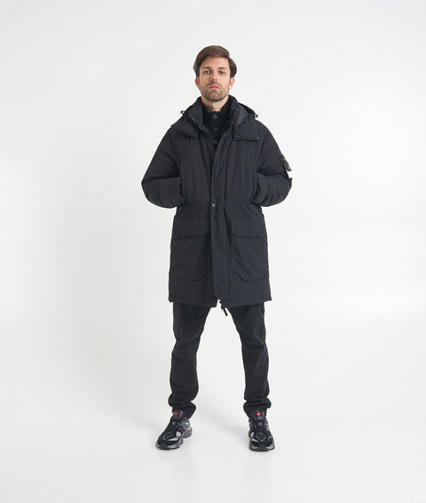 Parka in piuma d'oca #nero