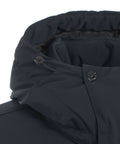 Parka in piuma d'oca #blu