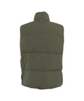 Gilet trapuntato in piuma d'oca #verde