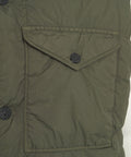 Gilet trapuntato in piuma d'oca #verde