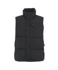 Gilet trapuntato in piuma d'oca #nero