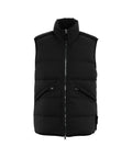 Gilet trapuntato in piuma d'oca #nero