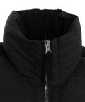 Gilet trapuntato in piuma d'oca #nero