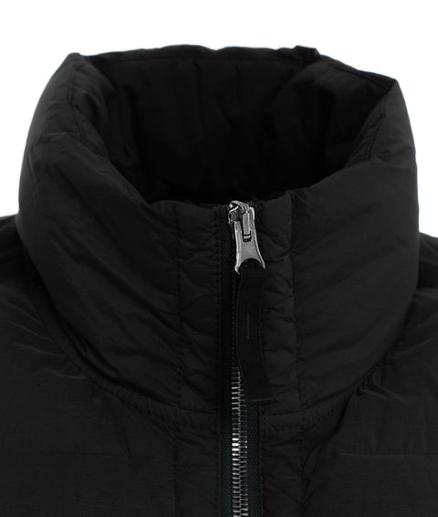 Gilet trapuntato in piuma d'oca #nero