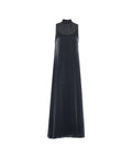 Abito maxi in organza 'Albee' #blu