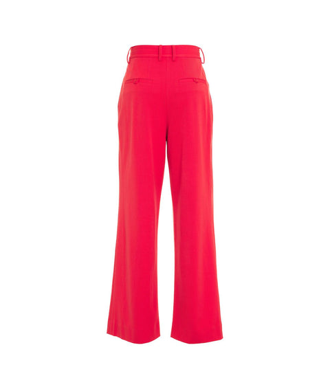 Pantaloni a vita alta #rosso