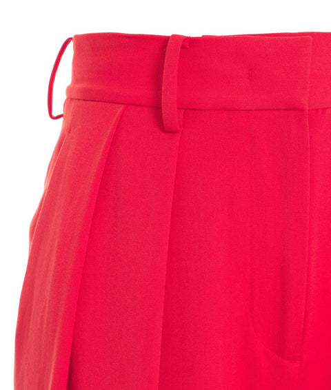 Pantaloni a vita alta #rosso