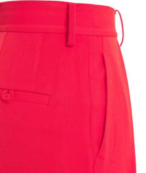 Pantaloni a vita alta #rosso