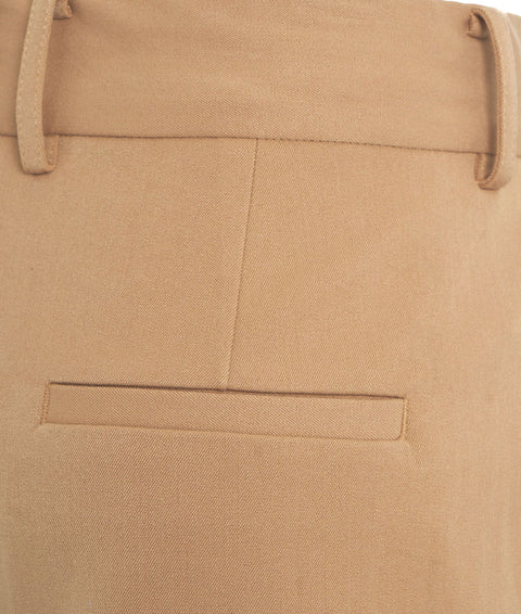 Bermuda con pieghe 'Luisa' #beige