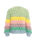 Cardigan in maglia di mohair 'Arena' #multicolore