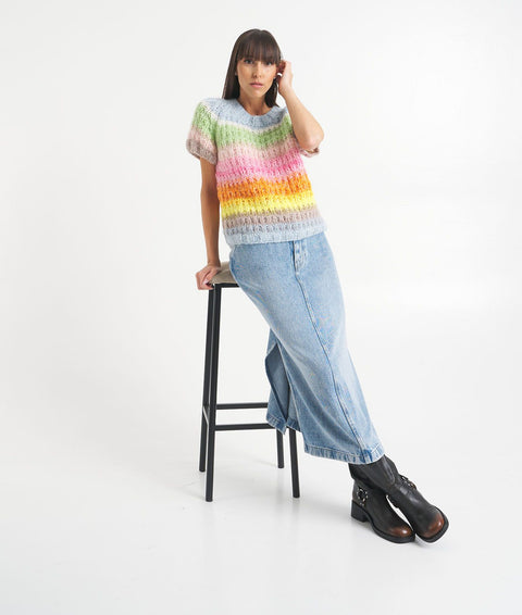 Maglione in mohair “Estelle #multicolore