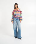 Cardigan in mohair “Gabi #multicolore