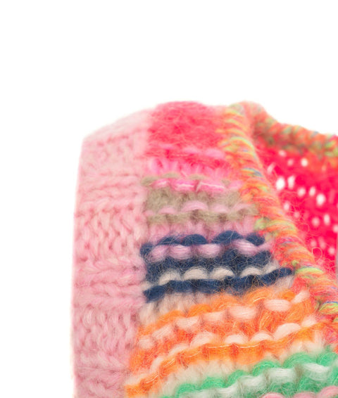 Gilet in maglia mohair 'Ginny' #multicolore