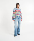 Maglione in mohair “Sassie #multicolore