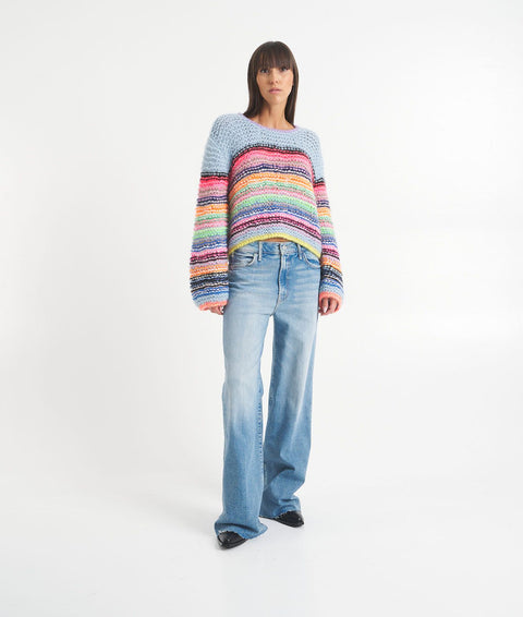 Maglione in mohair “Sassie #multicolore