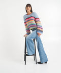 Maglione in mohair “Sassie #multicolore