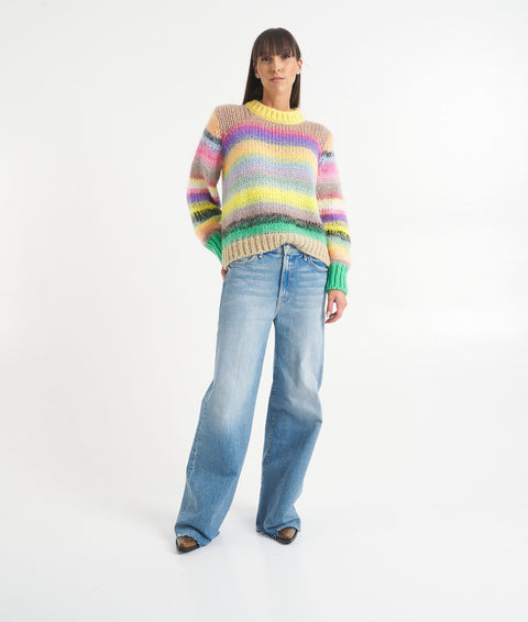 Maglione in mohair 'Veneda' #multicolore