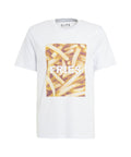 T-shirt 'Chips' #bianco