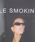 T-shirt "Smoking" #bianco