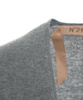 Maglia con maxi scollo a V #grigio