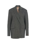 Blazer in misto lana #grigio