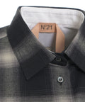 Camicia double layer #nero