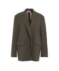 Blazer monopetto #oliva