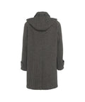 Cappotto Outdoor in misto lana con cappuccio rimovibile #grigio