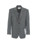 Blazer con dettagli di cucitura #grigio