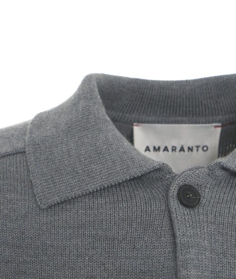 Cardigan in maglia #grigio