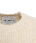 Maglione in maglia di misto alpaca #bianco