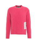 Maglione in maglia di misto alpaca #pink