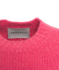 Maglione in maglia di misto alpaca #pink