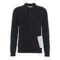 Maglione in lana con collo a polo #nero