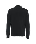 Maglione in lana con collo a polo #nero