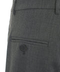 Pantaloni a pieghe in misto lana #grigio