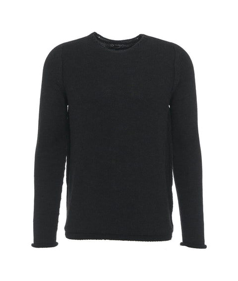 Maglione in misto lana #nero