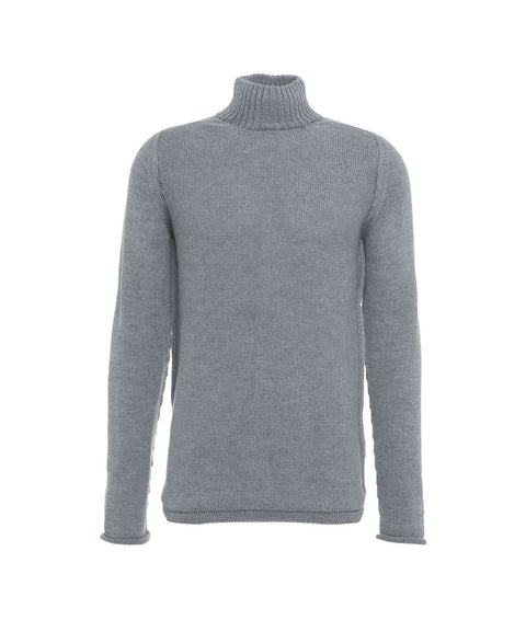 Maglione in merino #grigio