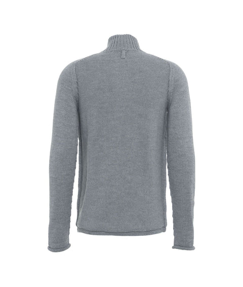 Maglione in merino #grigio