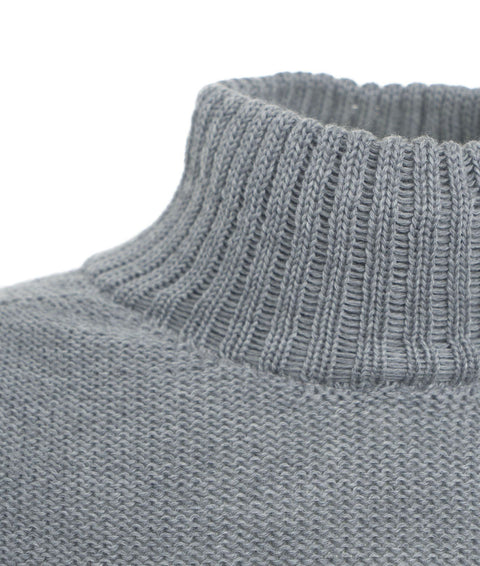 Maglione in merino #grigio